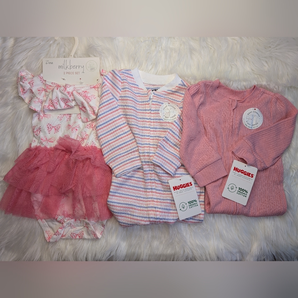 Baby Girl Footie And Tutu Set